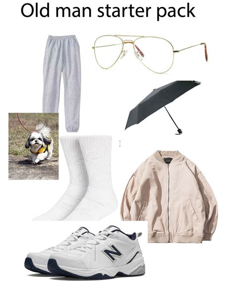 old man starter pack|More.